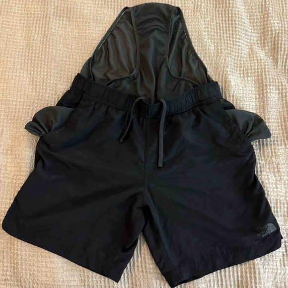 The North Face Black Nylon Swim Trunks Shorts Men’s M Mesh Lined - Picture 4 of 9